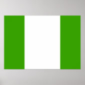 Nigeriaanse vlag poster (Voorkant)