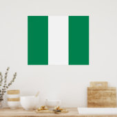 Nigeriaanse vlag poster (Keuken)