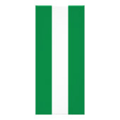 Nigeriaanse vlag reclamekaart (Voorkant)