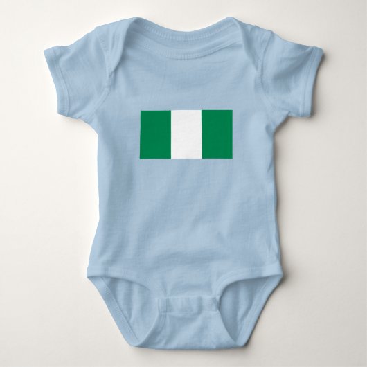 Nigeriaanse vlag romper (Voorkant)