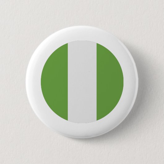 Nigeriaanse vlag ronde button 5,7 cm (Voorkant)