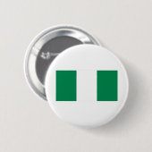 Nigeriaanse vlag ronde button 5,7 cm (Voorkant /achterkant)