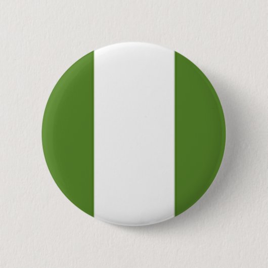 Nigeriaanse vlag ronde button 5,7 cm (Voorkant)