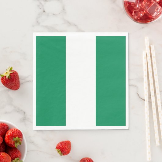 Nigeriaanse vlag servet (Insitu)
