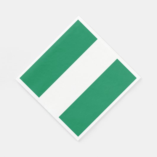 Nigeriaanse vlag servet (Hoek)