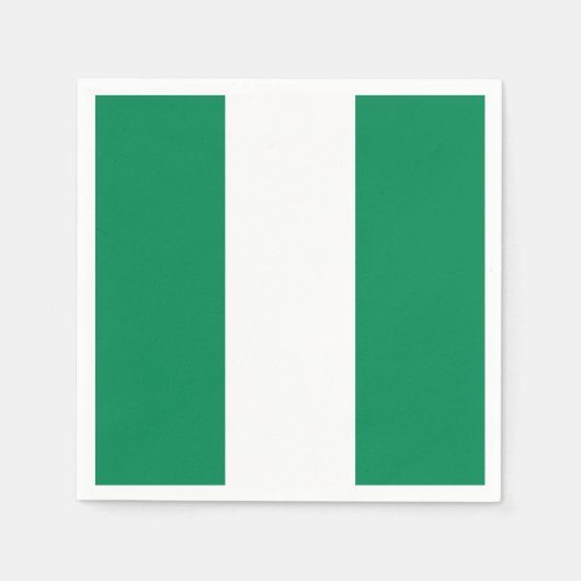 Nigeriaanse vlag servetten (Voorkant)