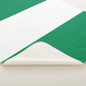 Nigeriaanse vlag sherpa deken (3/4)