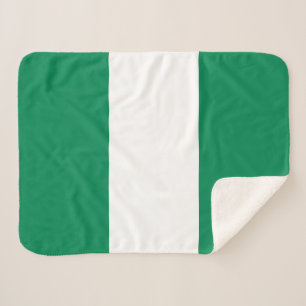 Nigeriaanse vlag sherpa deken