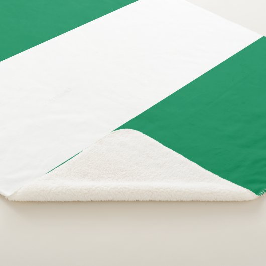 Nigeriaanse vlag sherpa deken (3/4)