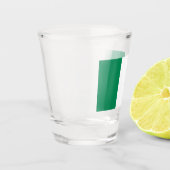 Nigeriaanse vlag shot glas (Links)