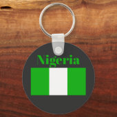 Nigeriaanse vlag sleutelhanger (Voorkant)