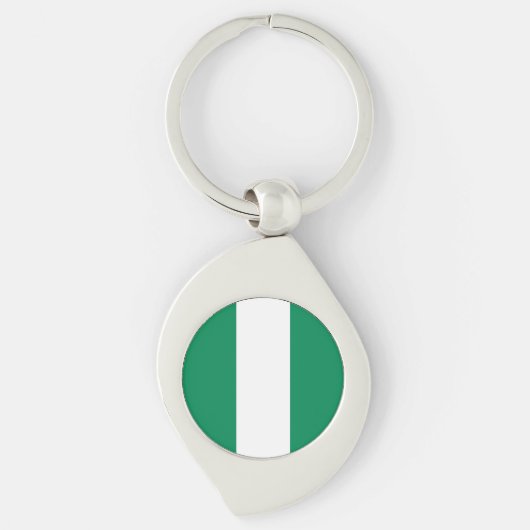 Nigeriaanse vlag sleutelhanger (Voorkant)