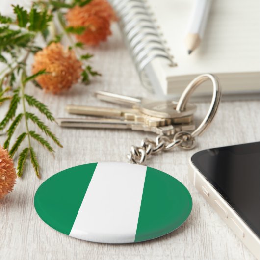 Nigeriaanse vlag sleutelhanger (Zijkant)