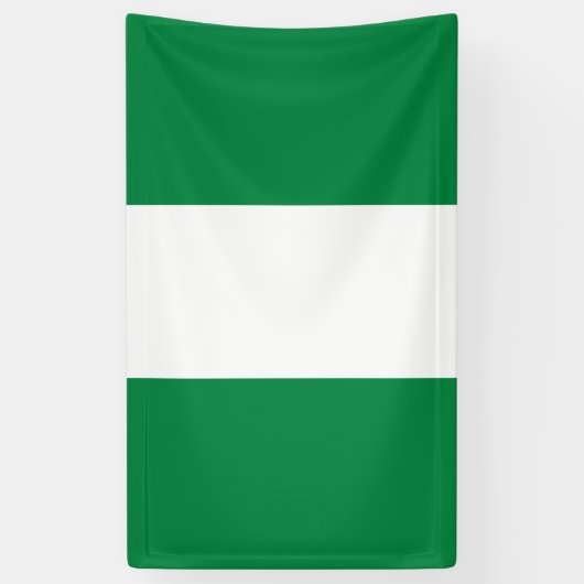 Nigeriaanse vlag spandoek (Verticaal)