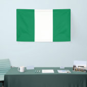 Nigeriaanse vlag spandoek (Beurs)