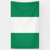 Nigeriaanse vlag spandoek (Verticaal)