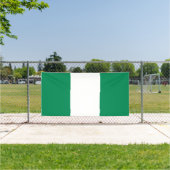 Nigeriaanse vlag spandoek (Insitu)