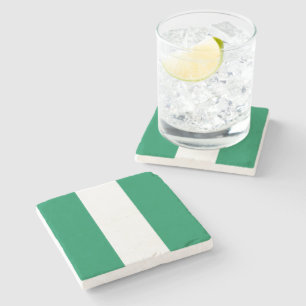 Nigeriaanse vlag stenen onderzetter