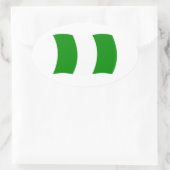 Nigeriaanse vlag Sticker (Tas)
