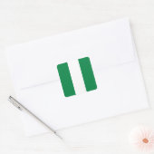 Nigeriaanse vlag Sticker (Envelop)