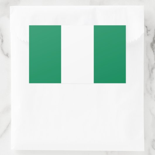 Nigeriaanse vlag Sticker (Tas)