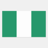 Nigeriaanse vlag Sticker (Voorkant)