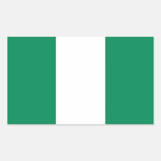 Nigeriaanse vlag Sticker (Voorkant)