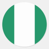 Nigeriaanse vlag Sticker (Voorkant)