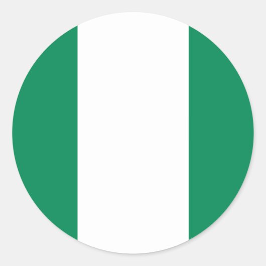Nigeriaanse vlag Sticker (Voorkant)