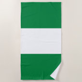 Nigeriaanse vlag strandlaken (Voorkant)