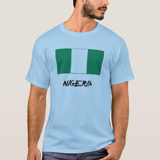 Nigeriaanse vlag t-shirt (Voorkant)