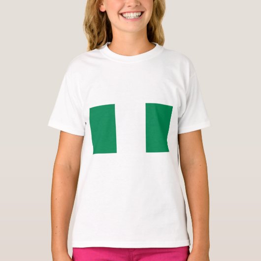 Nigeriaanse vlag t-shirt (Voorkant)