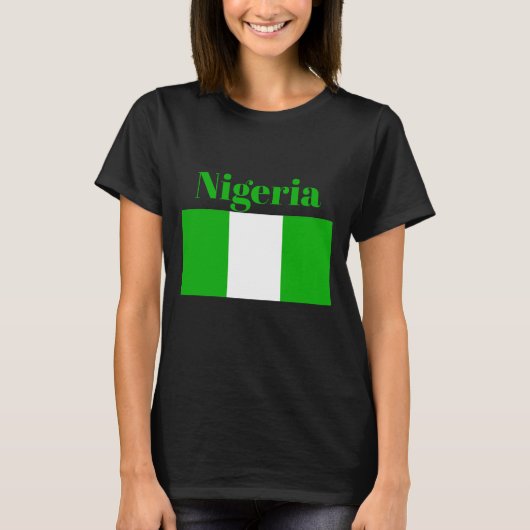 Nigeriaanse vlag t-shirt (Voorkant)