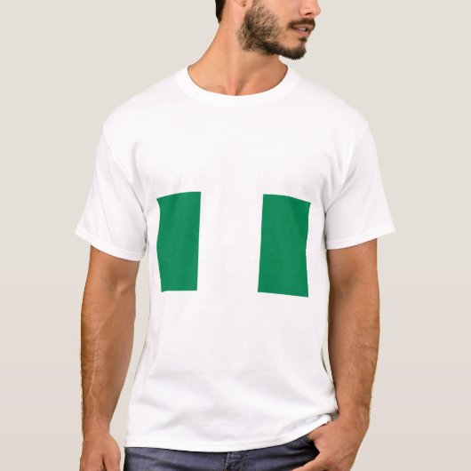 Nigeriaanse vlag t-shirt (Voorkant)