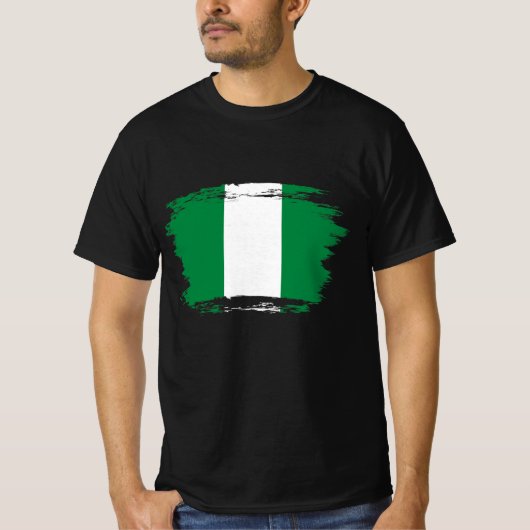 Nigeriaanse vlag t-shirt (Voorkant)