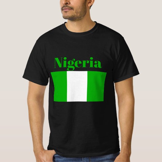 Nigeriaanse vlag T-Shirt (Voorkant)