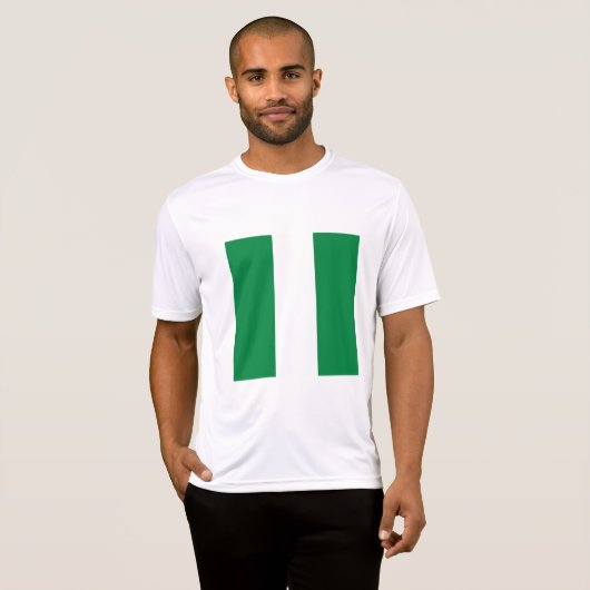 Nigeriaanse vlag t-shirt (Voorkant volledig)