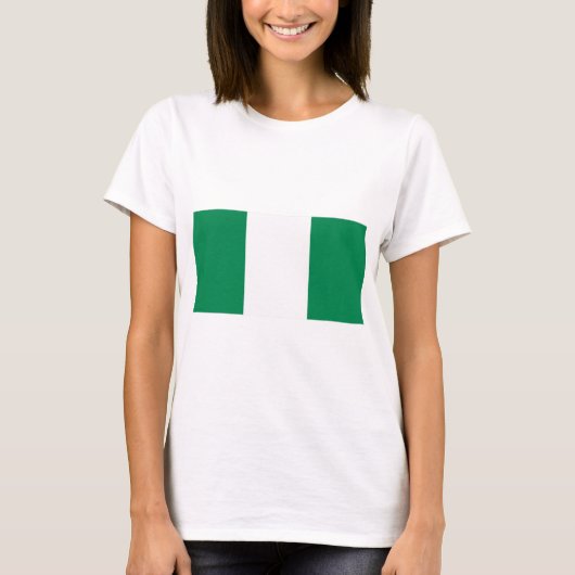 Nigeriaanse vlag t-shirt (Voorkant)