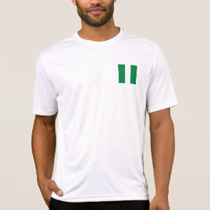 Nigeriaanse vlag t-shirt
