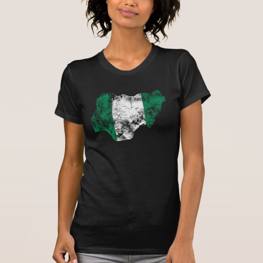 Nigeriaanse vlag t-shirt (Voorkant)