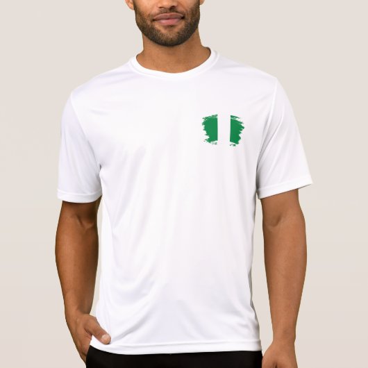Nigeriaanse vlag t-shirt (Voorkant)
