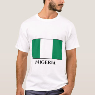 Nigeriaanse vlag t-shirt