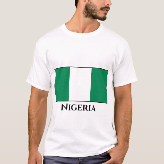 Nigeriaanse vlag t-shirt (Voorkant)