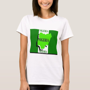 Nigeriaanse vlag t-shirts voor vrouwen