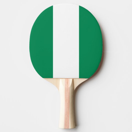 Nigeriaanse vlag tafeltennisbatje (Voorkant)