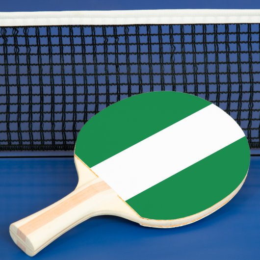 Nigeriaanse vlag tafeltennisbatje (Insitu)