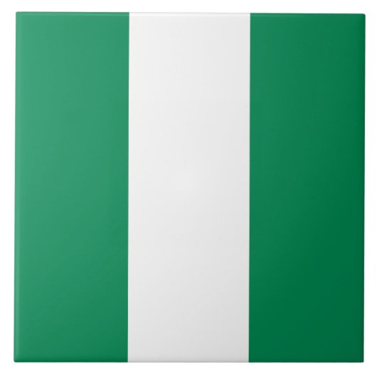 Nigeriaanse vlag tegeltje (Voorkant)