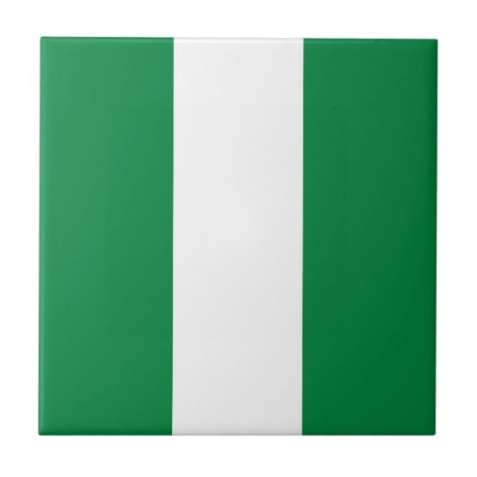 Nigeriaanse vlag tegeltje (Voorkant)