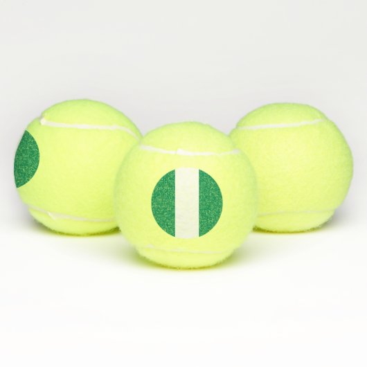 Nigeriaanse vlag tennisballen (Multi)
