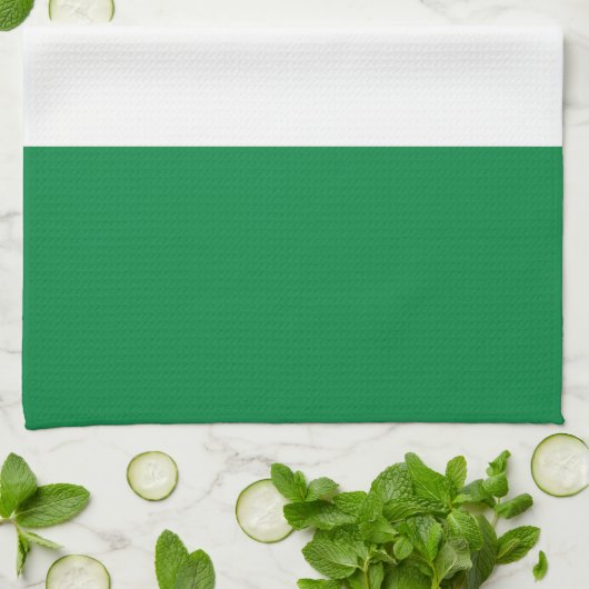 Nigeriaanse vlag theedoek (Gevouwen)